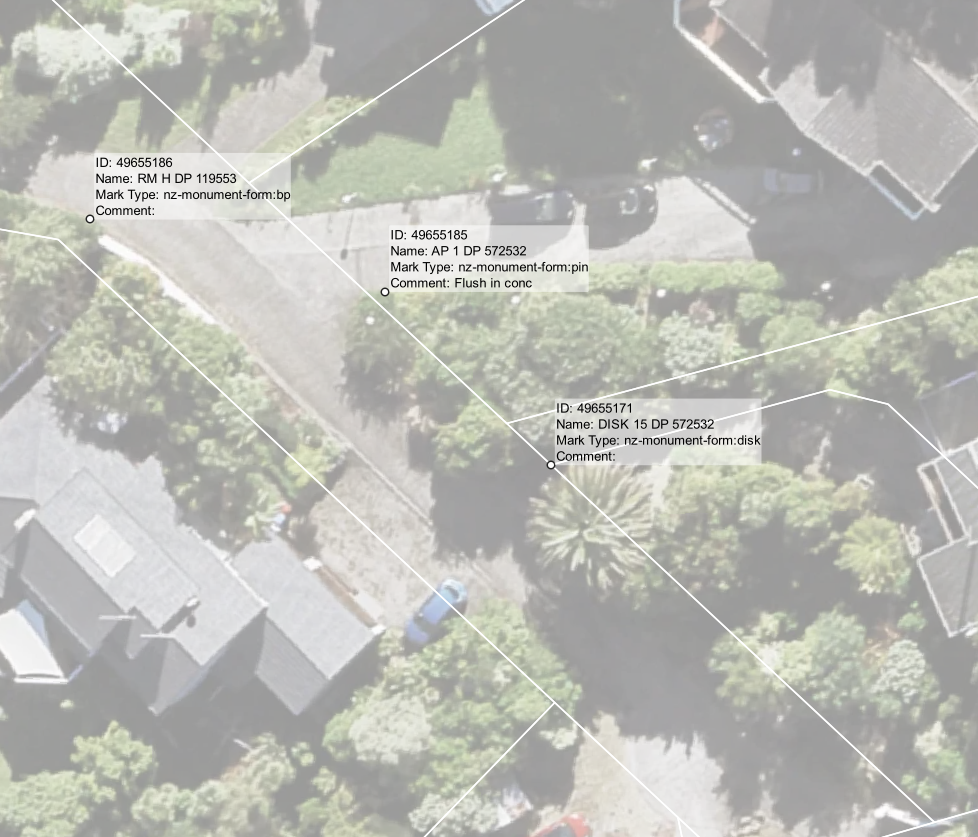 NZ Survey Marks Example